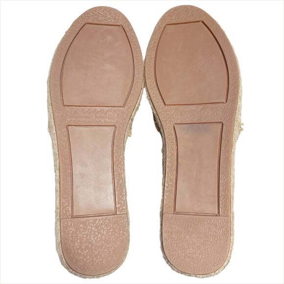 TALBOTS Hadley Chain Suede Platform Espadrille Loafers in Light Toffee Size 6.5 - Picture 7 of 8